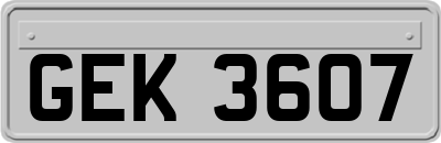 GEK3607