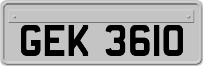 GEK3610