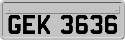 GEK3636