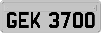 GEK3700