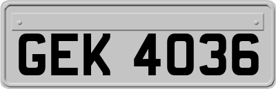 GEK4036