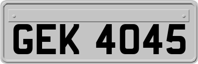 GEK4045