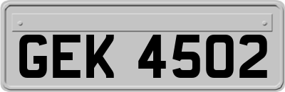 GEK4502