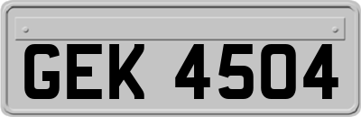 GEK4504