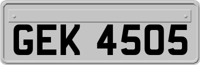 GEK4505