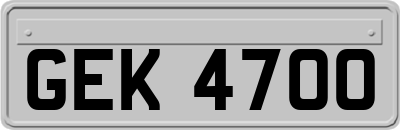GEK4700