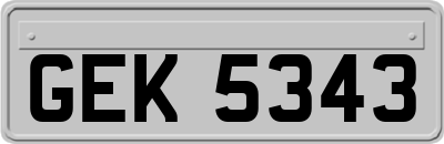 GEK5343