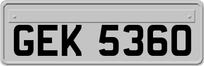 GEK5360