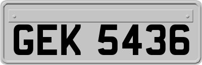 GEK5436