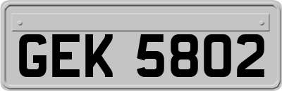GEK5802
