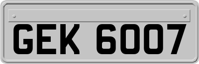 GEK6007