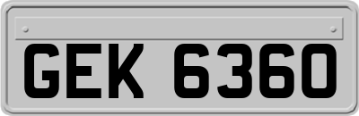 GEK6360