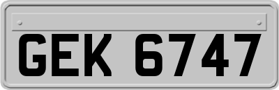 GEK6747