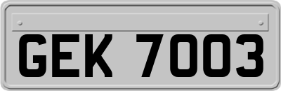 GEK7003