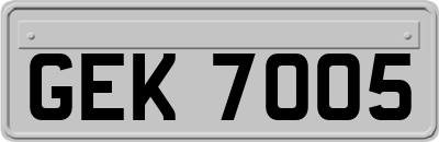 GEK7005