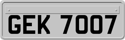 GEK7007