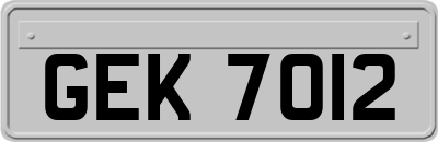 GEK7012