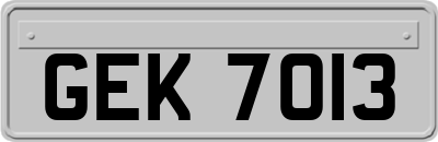 GEK7013