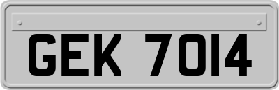 GEK7014