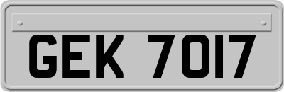 GEK7017