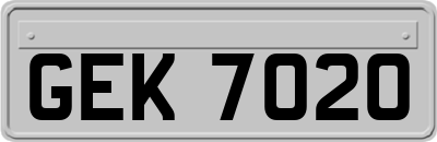 GEK7020