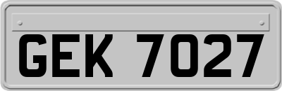 GEK7027