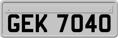 GEK7040