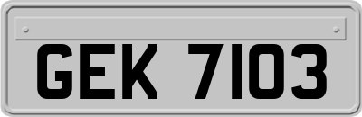 GEK7103