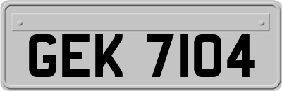GEK7104