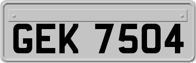 GEK7504