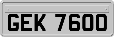 GEK7600