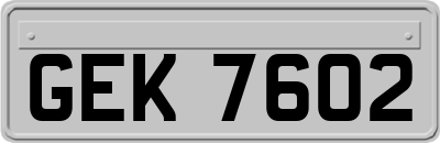 GEK7602