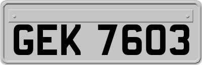 GEK7603