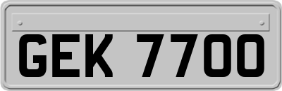 GEK7700
