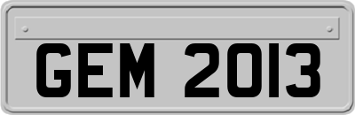 GEM2013