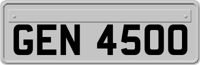 GEN4500