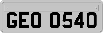 GEO0540
