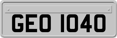 GEO1040
