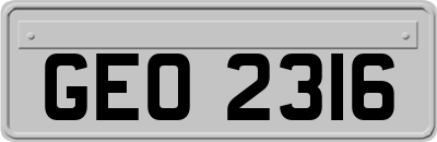 GEO2316