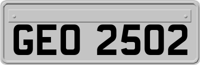 GEO2502
