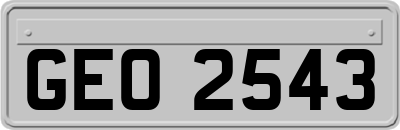 GEO2543