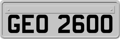 GEO2600