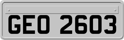 GEO2603