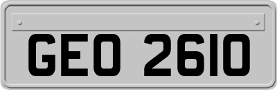 GEO2610