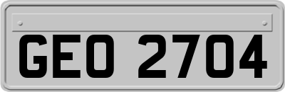 GEO2704