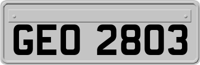 GEO2803