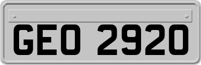 GEO2920