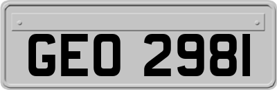 GEO2981