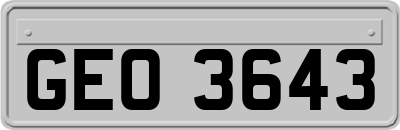 GEO3643