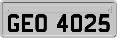 GEO4025